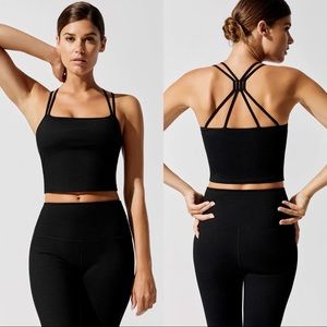 CARBÓN 38 ribbed cami bra size small